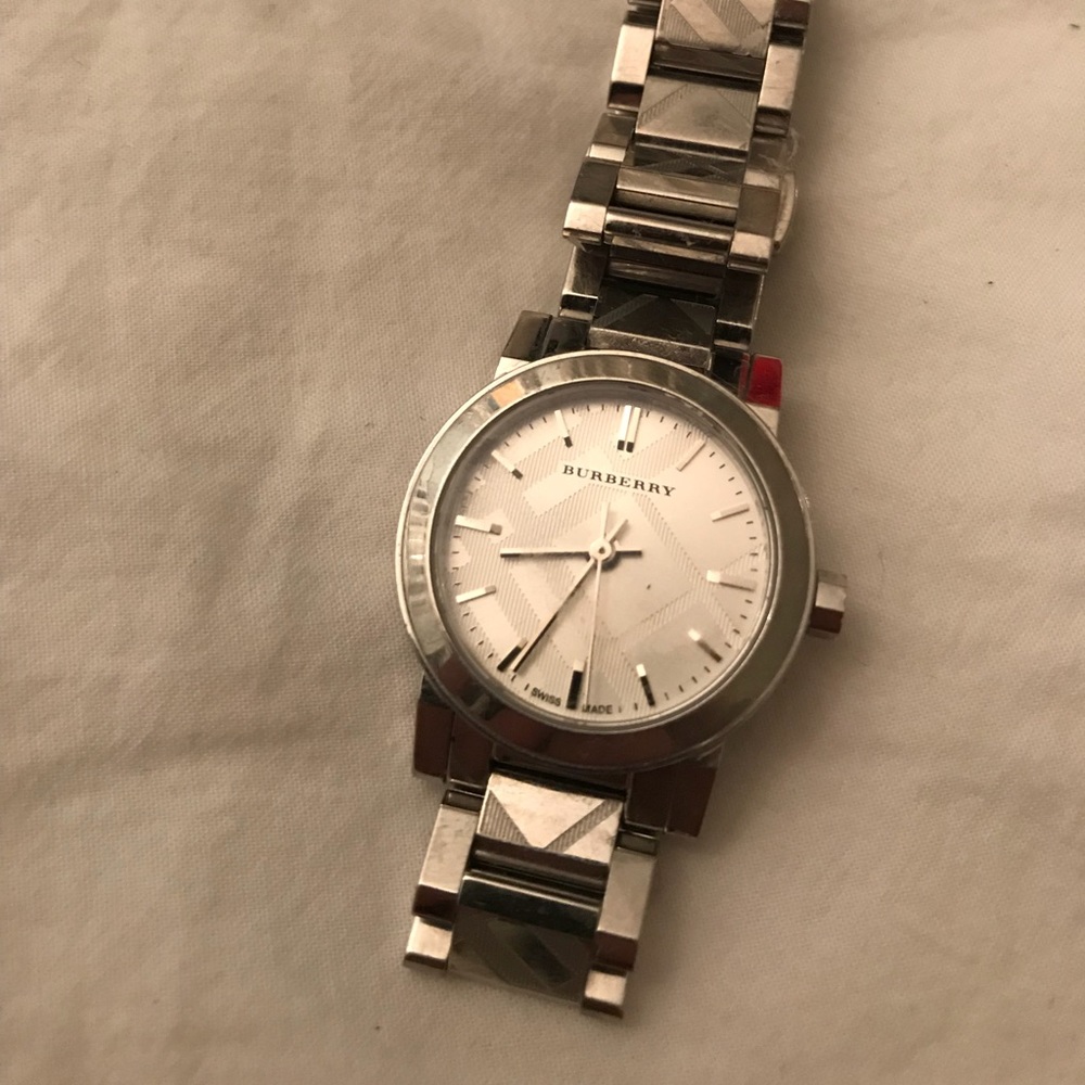 Burberry women’s Swiss stainless steel watch
